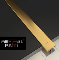 stainless-steel-Ti-champagne-gold-hairline-finish-T-shaped-profile-manufacturer