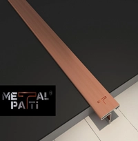stainless-steel-Ti-rose-gold-hairline-finish-T-shaped-profile-manufacturer